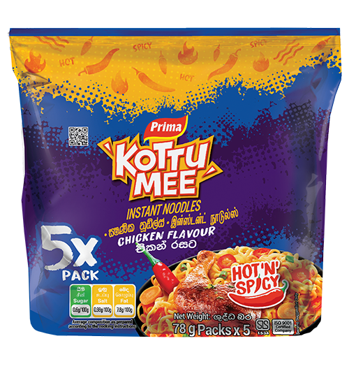 KOTTU MEE CHICKEN FLAVOR NOODLES 5 PACK