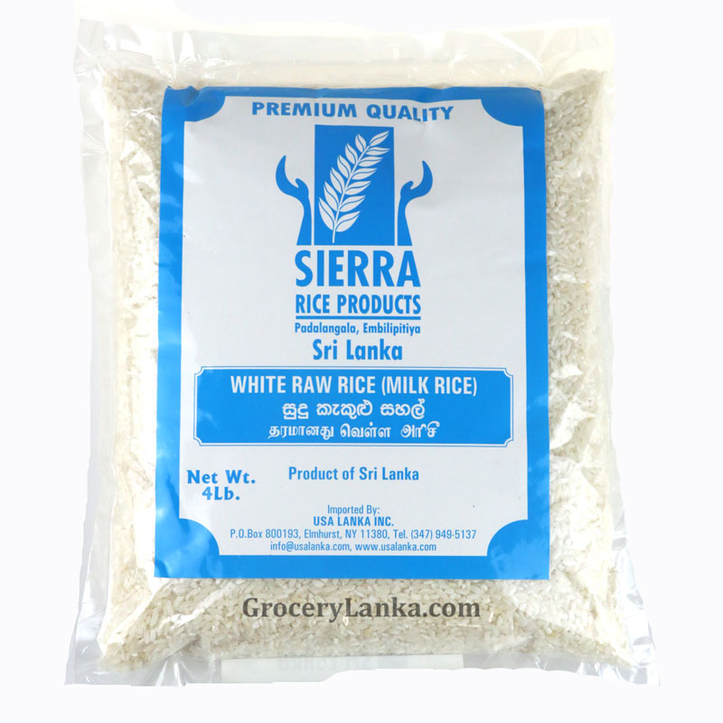 SIERRA WHITE RAW RICE 4 LB