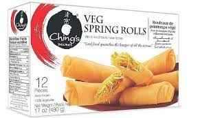 Chings Veg Spring Roll 12 PCS