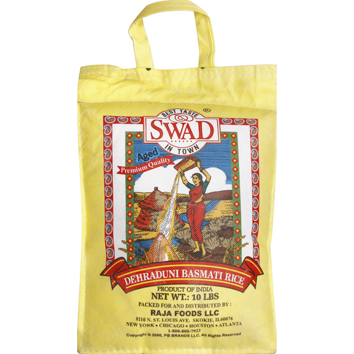 SWAD DEHRADUNI BASMATI RICE 10 LBS