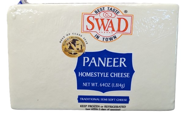 SWAD PANEER HOME STYLE CHEESE 64 OZ