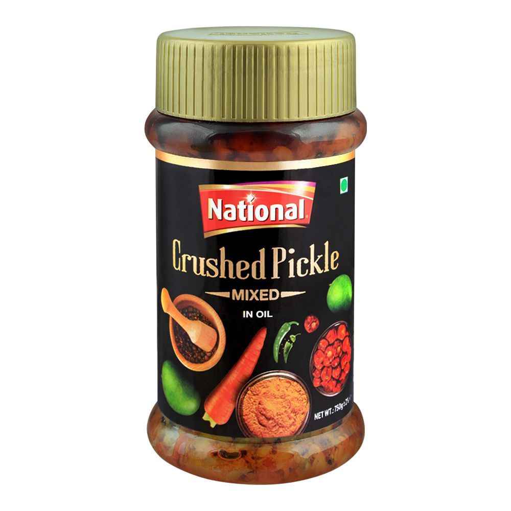 NATIONAL CRUSHED PICKLE MIXED IN OIL 1.66 LBS