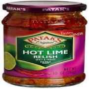 Pataks Hot Lime 10 OZ