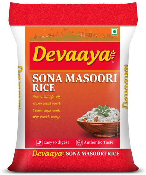Devaaya Sona Masoori Rice 20 LBS