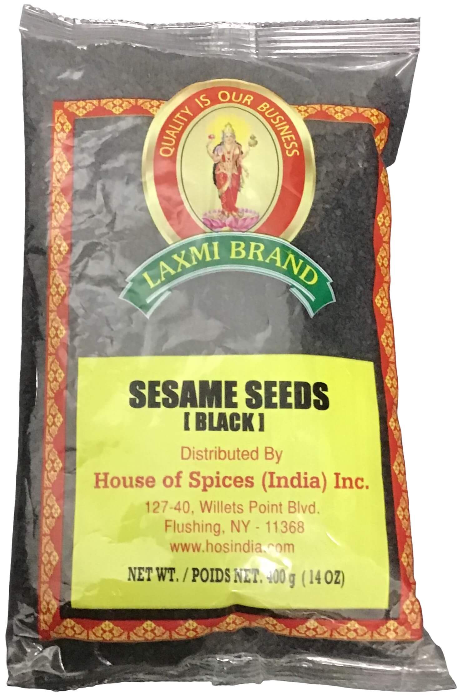 LAXMI BLACK SESAME SEEDS 400 GM