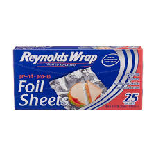 Reynolds Wrappers Pop Up Foil Sheets:Pop Up Pre Cut 25 COUNT