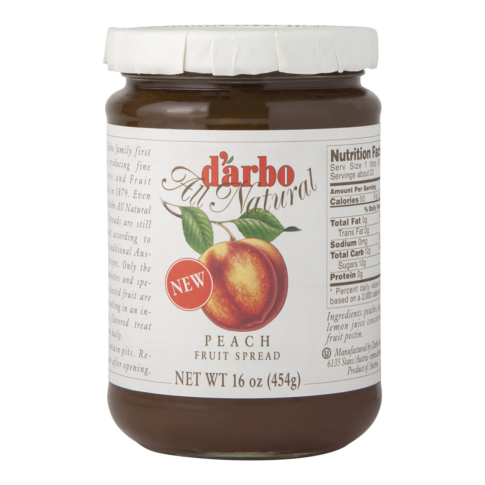 Peach Fruit Spread 16 OZ