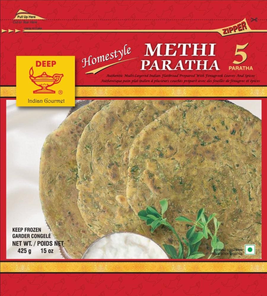 Paratha   Deep Methi Paratha 15 OZ