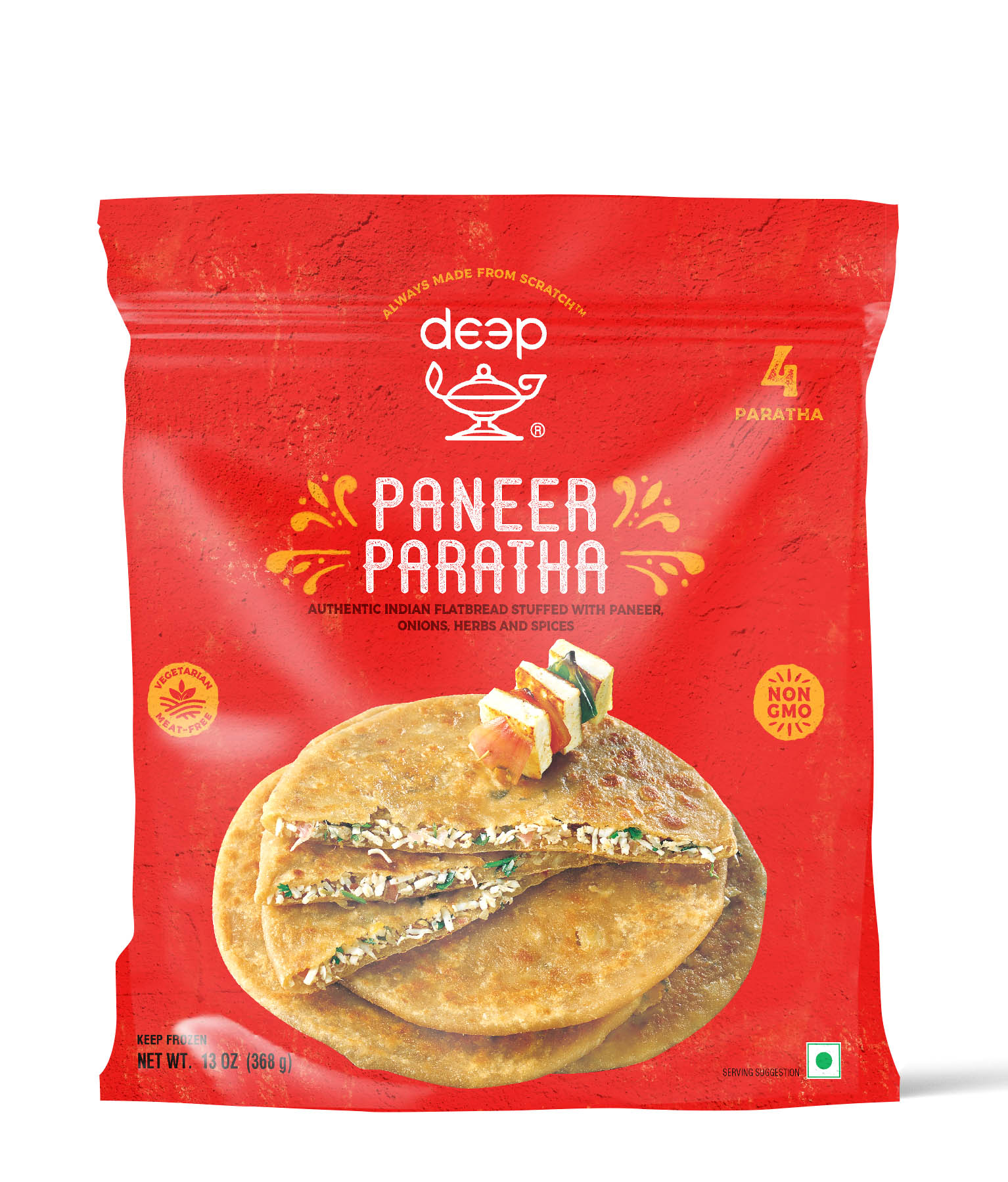 Deep Paneer Paratha  13 OZ