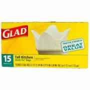 GLAD Tall Kitchen Bags 13 Gal 1 PACK