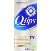 Q TIPS COTTON SWABS 170 SWABS 1 COUNT