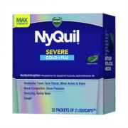 Vicks Nyquil Severe Cold&Flu Dispensers Liq Caps   Case 32 PCS