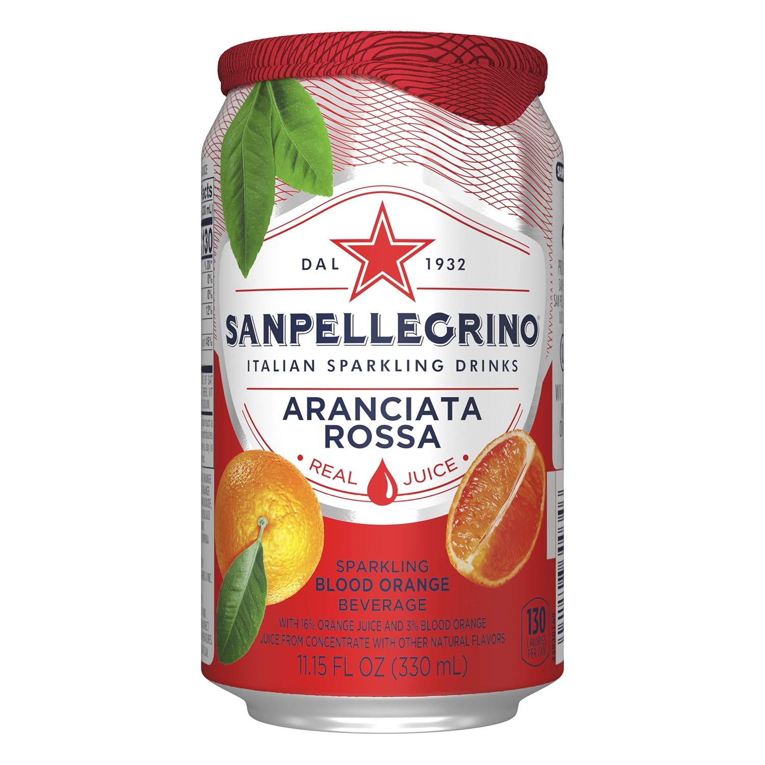 Italian Sparkling Drink Aranciata Rossa 11.15 Oz 11.15 OZ