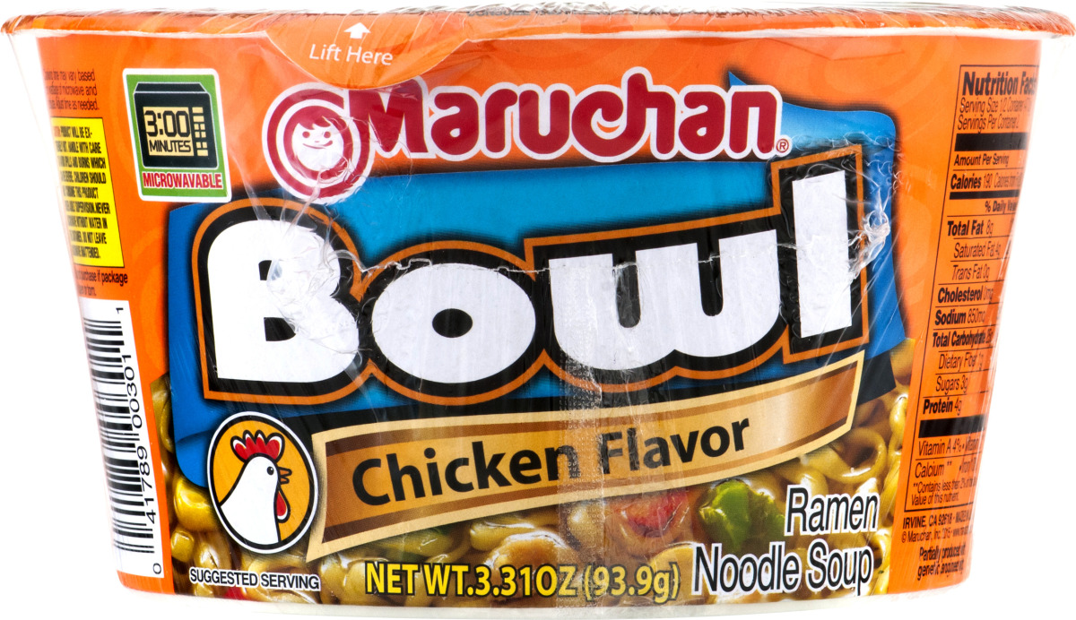 Maruchan Ramen Bowl Chicken Noodle Soup 94 GM