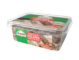 Alwadi Al Akhdar:Halawa/Halva, With Chocolate 16 OZ