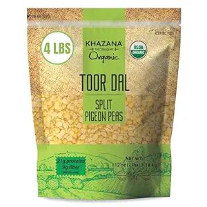 KHAZANA ORG TOOR DAL 4 LBS