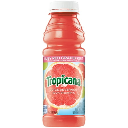 Tropicana Ruby Red Grapefruit Juice Beverage 15.2 OZ