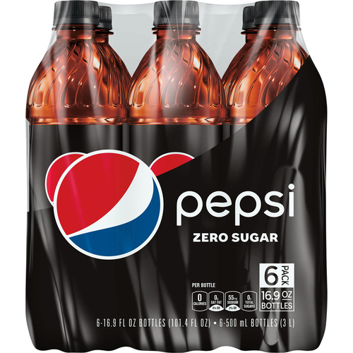 PEPSI ZERO SUGAR 6PACK 16.9OZ NRB 101.4 OZ