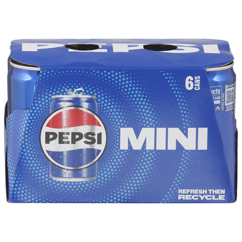 PEPSI COLA MINI 6 PK 6 PACK