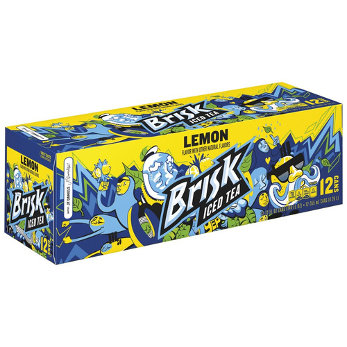 LIPTON BRISK ICED TEA 12PK 12OZ CANS 12 PACK