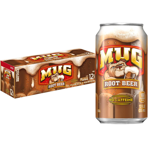MUG ROOTBEER 12PK 12OZ CANS 144 OZ
