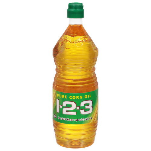 1 2 3 PURE CORN OIL 16.9 OZ