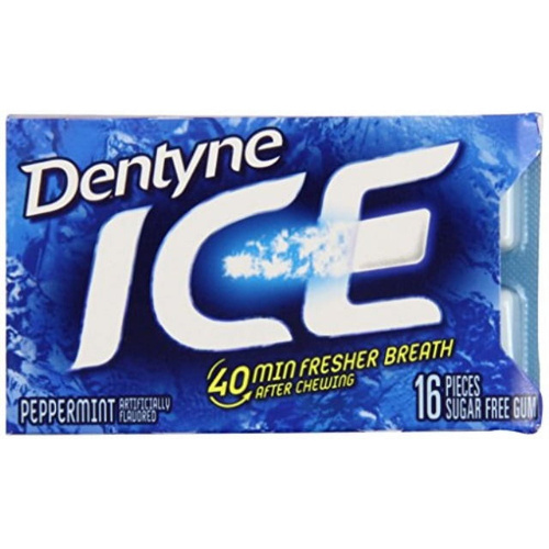 DENTYNE ICE PEPPERMINT GUM 16 PCS