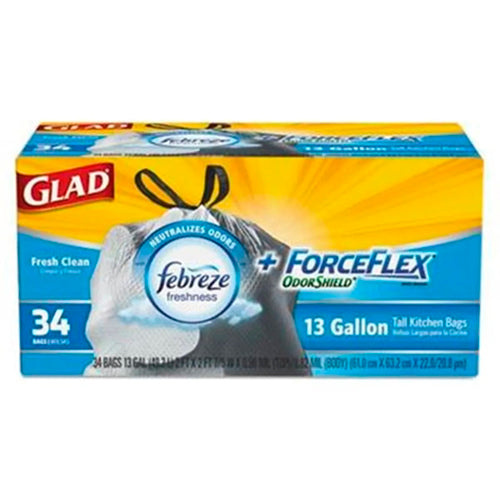 GLAD FRCEFLX DR/TK O 34 COUNT