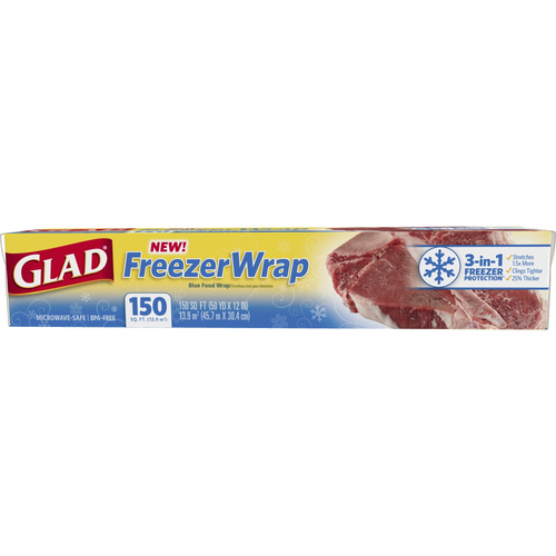 GLAD FREEZER WRAP 15 150 SQFT