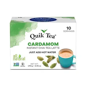 QUIK TEA CARDAMOM INSTANT CHAI TEA LATTE 240 GM