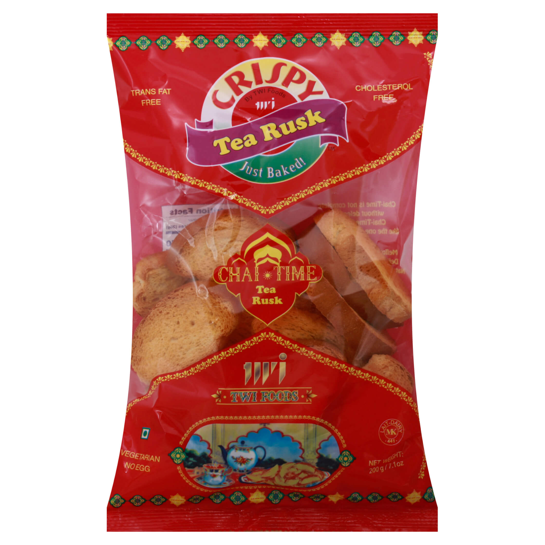 Crispy Tea Rusk Red 7.1 OZ