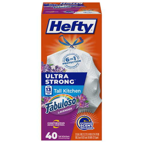 HEFTY FABULOSO TALL 40 COUNT