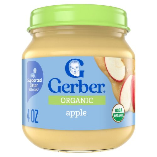 GERB 1ST ORG APPLE 4 OZ