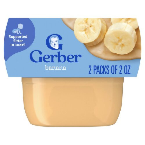 GERBER 1ST BANANA 2P 2 OZ