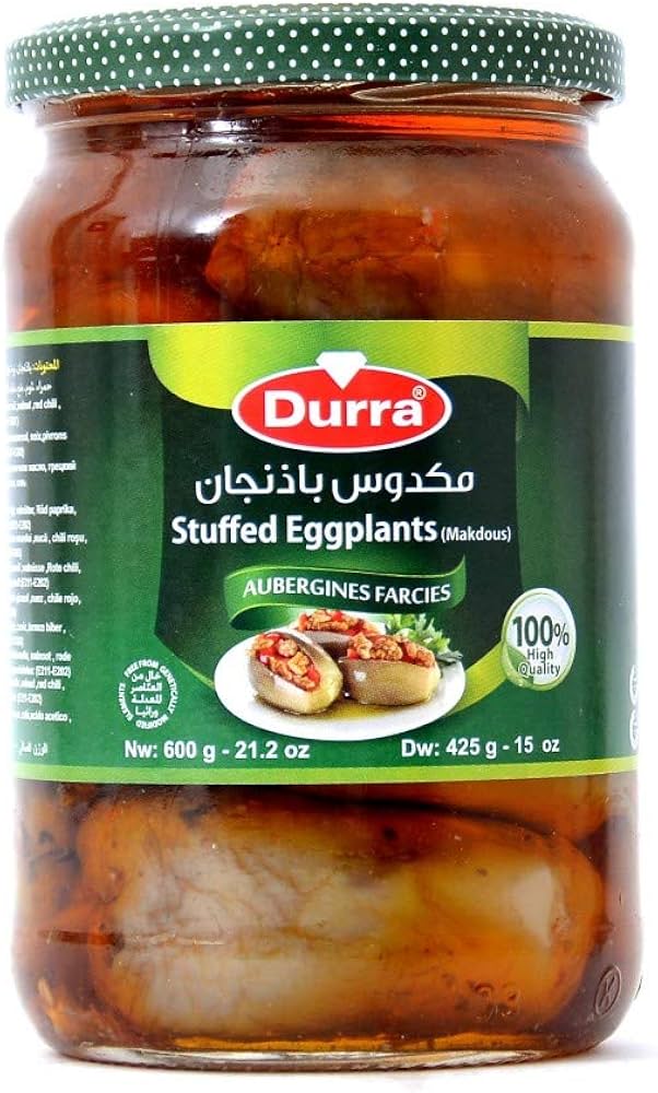Durra Stuffed Eggplants(Makdous) 600 GM