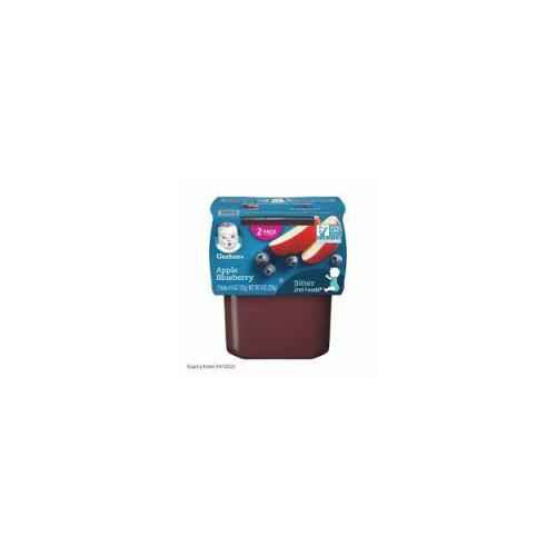 GERBER 2ND FOOD APPLE BLUEBERRY 8 OZ