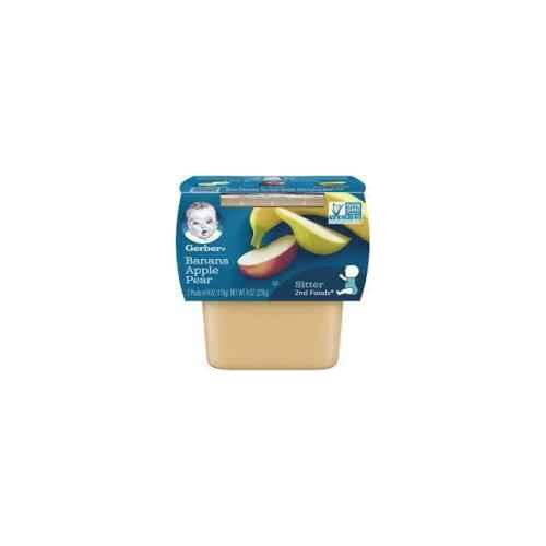 GERBER APPLE BANANA APPLE PEAR 2ND FOOD 8 OZ