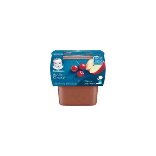 GERBER 2ND FOOD APPLE CHERRY 8 OZ