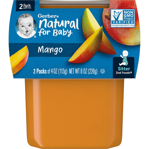 GERBER 2ND MANGOS 2P 4 OZ