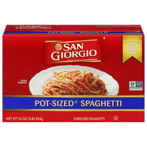 S G POT SIZED SPAGHE 16 OZ