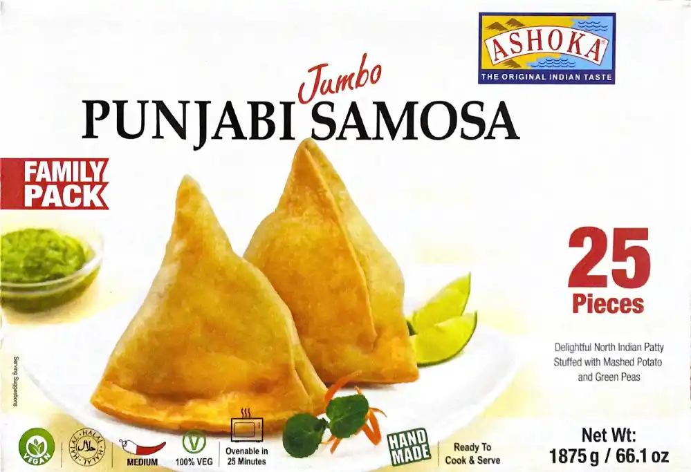 Ashoka Punjabi Jumbo Samosa 25 PCS