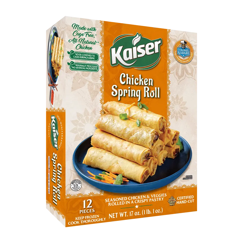 Kaiser Chicken Spring Roll 17 Oz