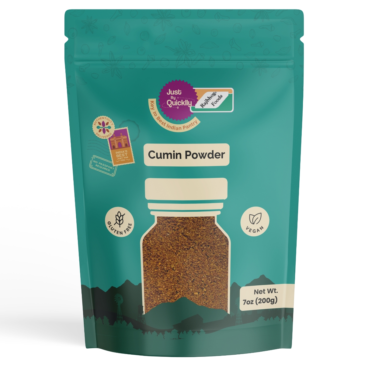 Just By Quicklly Cumin Powder  7 OZ