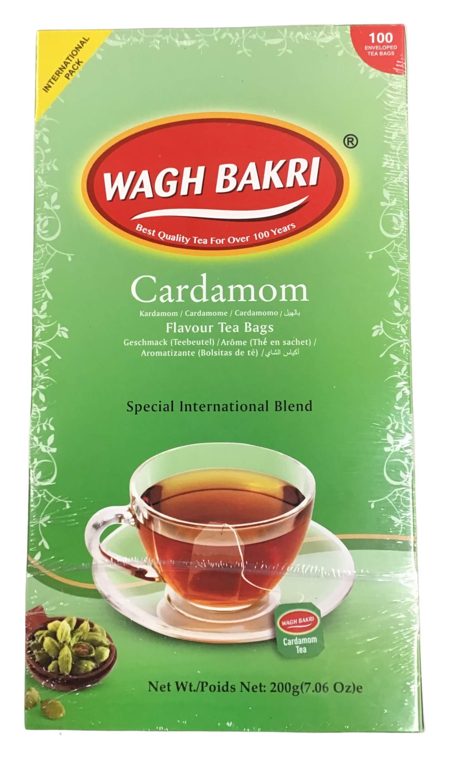 WAGH BAKRI CARDAMOM TEA 100 BAG