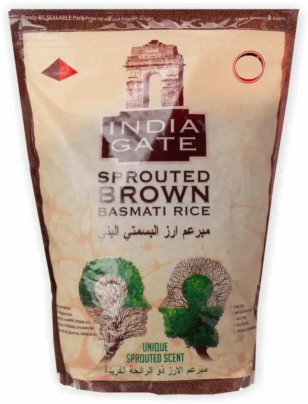 INDIA GATE SPROUTED BROWN RICE 2 LBS