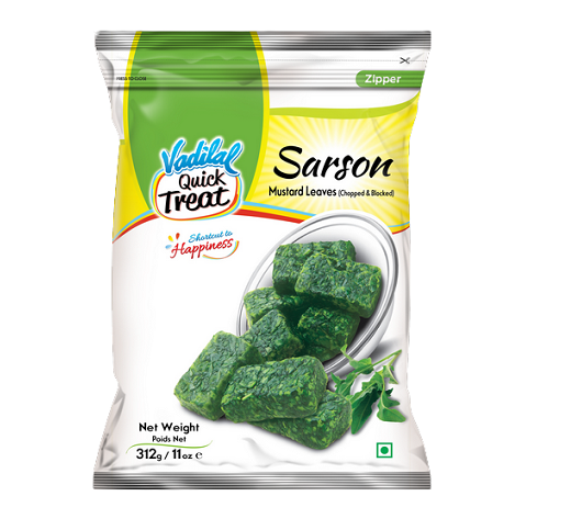 VADILAL MUSTARD LEAVES (SARSON) 312 GM