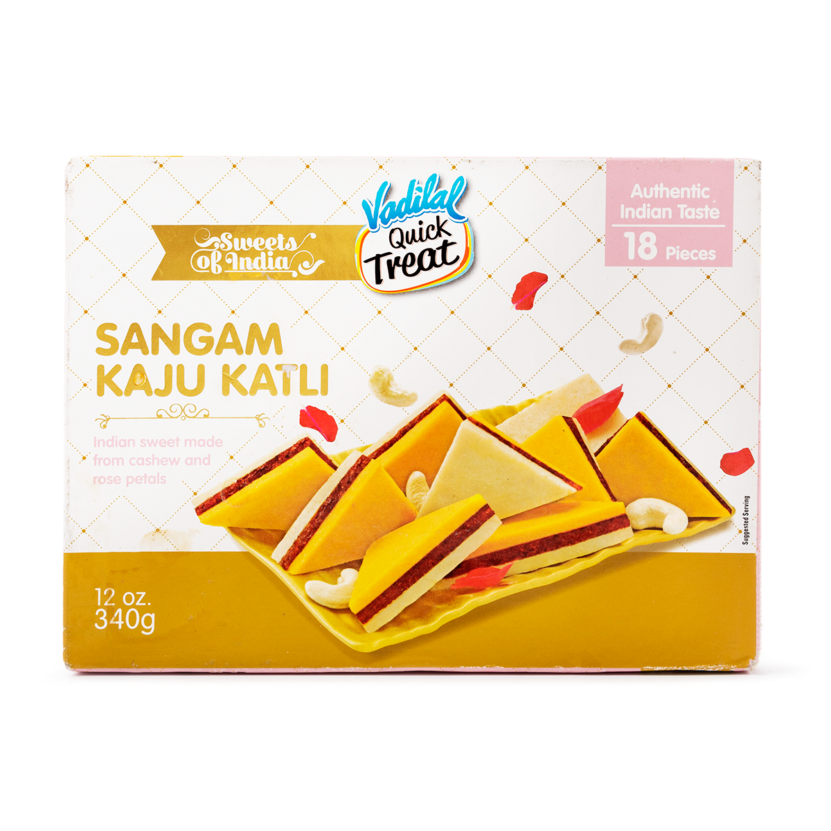 VADILAL SANGAM KAJU KATLI 340 GM