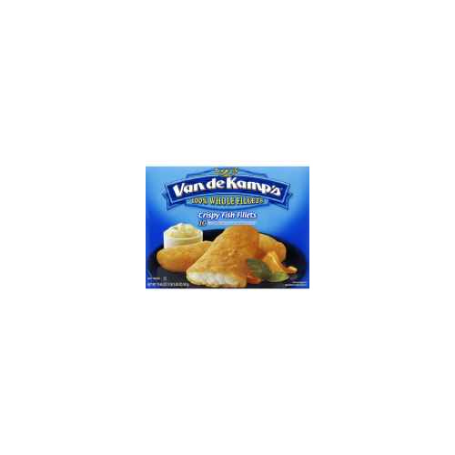 VAN DE KAMPS CRISPY WHOLE FISH FILLETS 551 GM