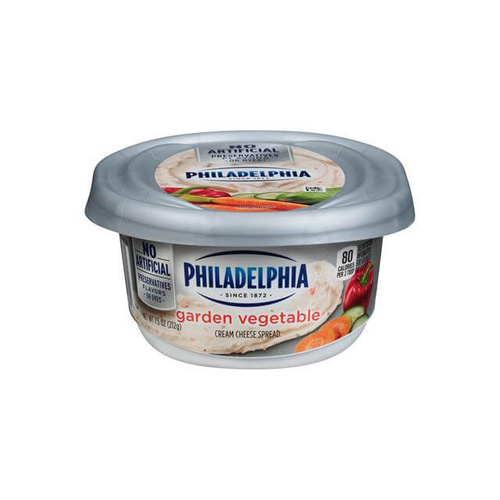 Philadelphia Garden Vegetable Cream Cheese 0.49 Lbs