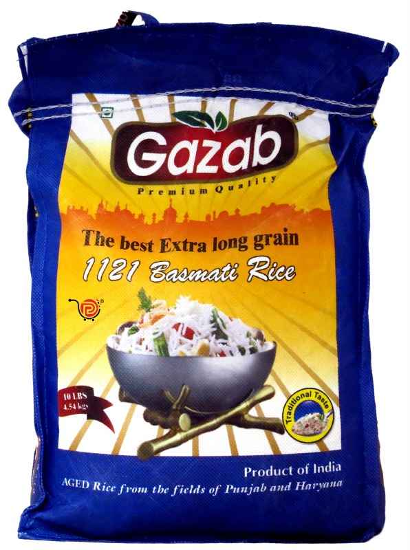Gazab 1121 Basmati Rice  10 LBS